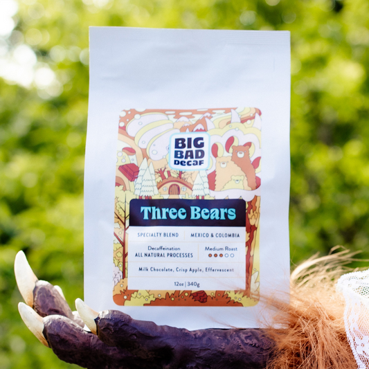 Three Bears | Signature Decaf Blend | Colombia & Mexico | Naturally Decaffeinated